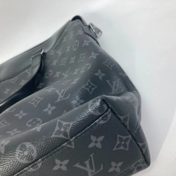 LOUIS VUITTON MonogramEclipse Thoth-Explorer Shoulder Bag Tote Bag Black - Picture 6 of 14